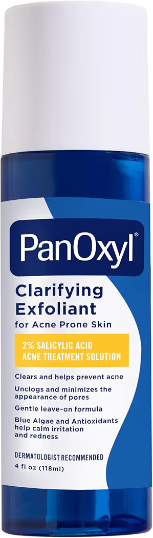 PanOxyl Clarifying Exfoliant with 2% Salicylic Acid, BHA Liquid Exfoliant for Face, Unclogs, Mini... | Amazon (US)