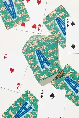 Clairebella Maya Monogrammed Playing Cards | Anthropologie (US)