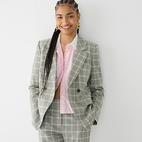 Devon blazer in plaid Italian stretch wool | J. Crew US