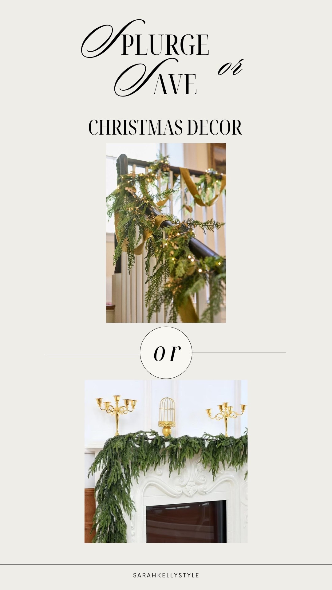 Holiday garlands don’t have to break the bank! 🤍 The Anthropology splurge with the Walmart save—both gorgeous, just different price points. Linking both below!
 

#LTKSaleAlert #LTKSeasonal #LTKHoliday