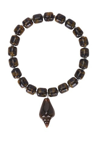 Julietta Concha Necklace in Brown. | Revolve Clothing (Global)