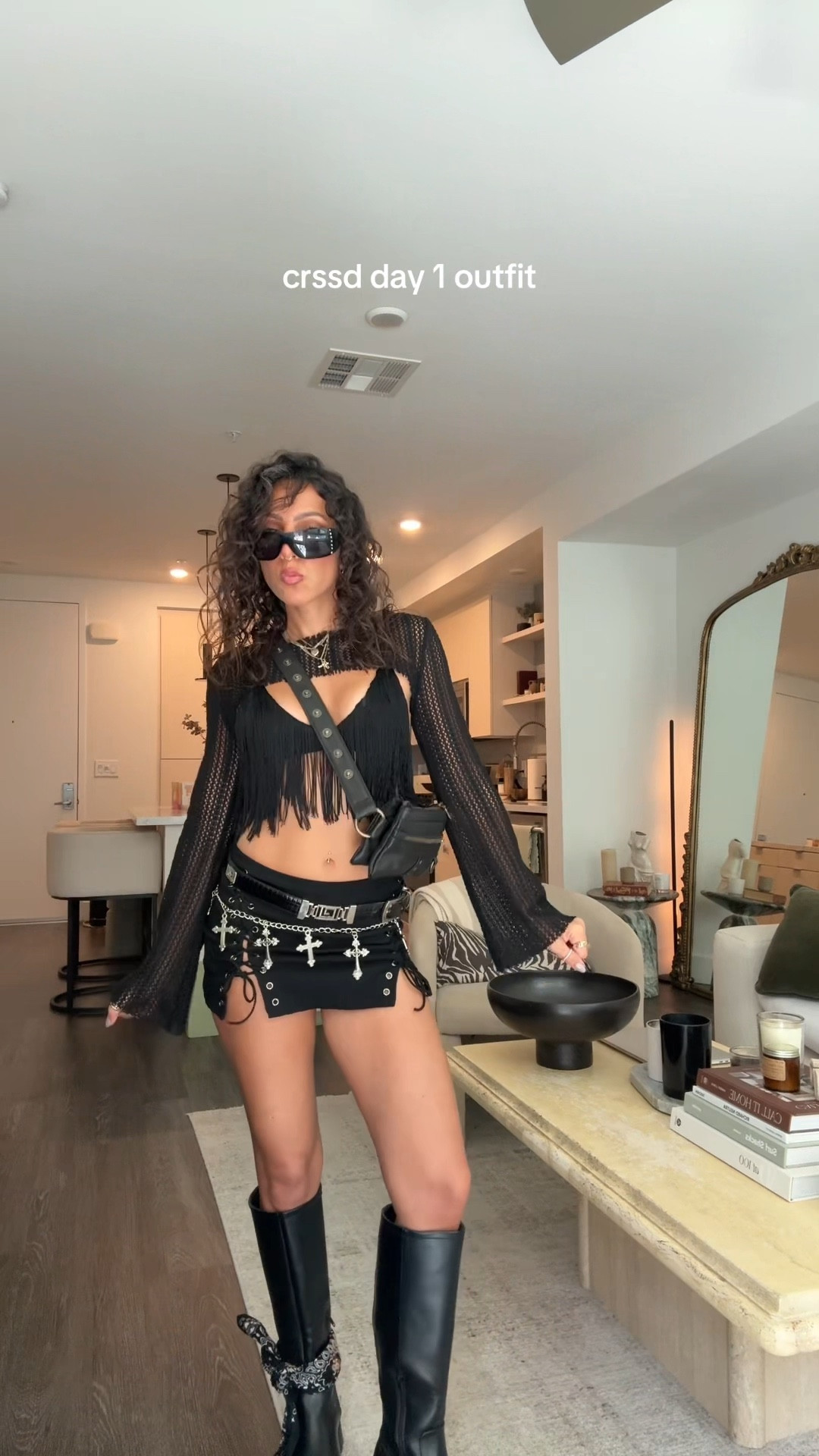 what i wore on crssd day 1  🖤 festival outfit inspo now that festival season is here!! 

#LTKFestival #LTKootd