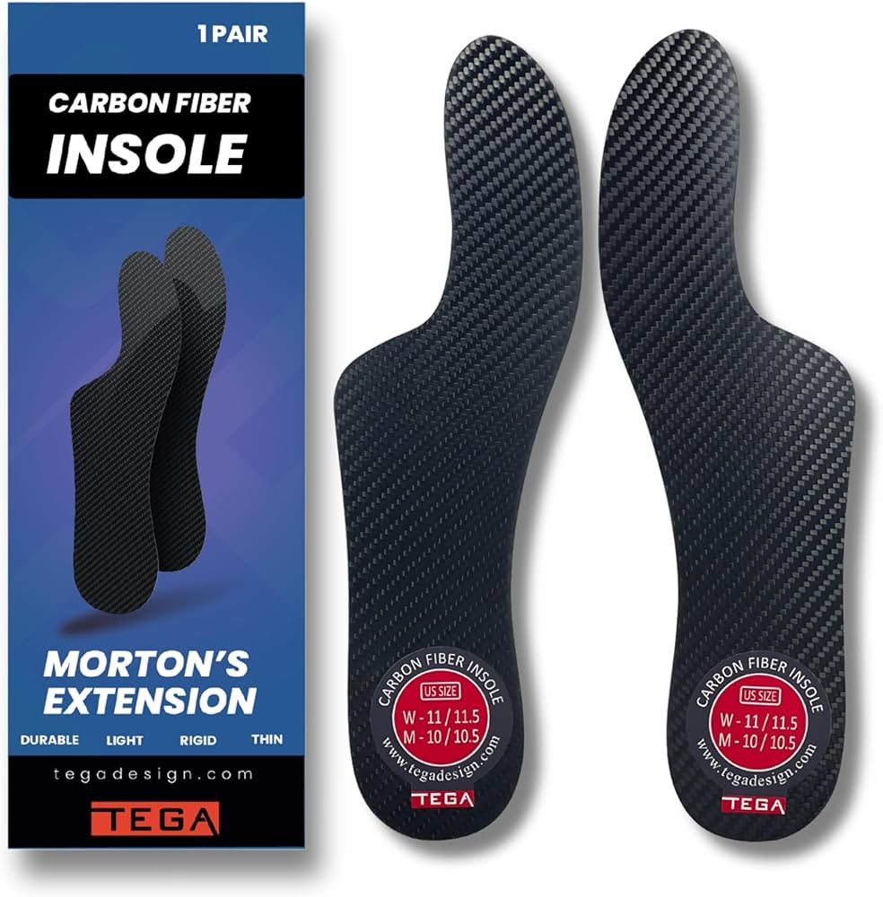 Morton\u00b4s Extension Orthotic, Carbon Fiber Rigid Insole - 1 Pair - Morton's Toe, Turf Toe, Ha... | Amazon (US)