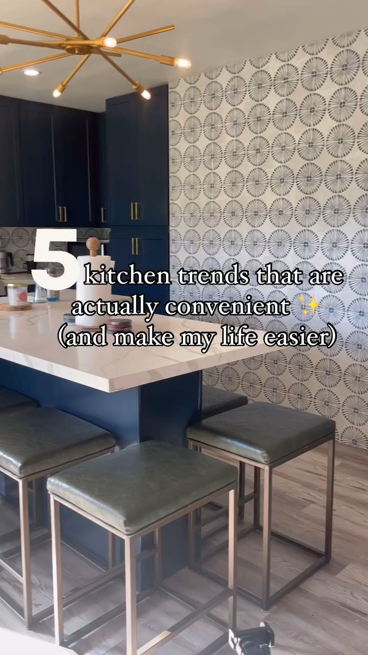 A small space is never a problem, it’s how you organize your small space to your needs, send this to someone you know will benefit from it if they have a small kitchen 🍝

These 5 things in my kitchen make it so much easier for me and are huge space savers (especially the lazy susan in a dead corner)

I will link some of my items on my LTK, most are from Home Depot and Amazon! ✨#kitchen #kitchenhack #makemylifeeasier #potfiller #farmhousesink #tile #hiddencabinets
