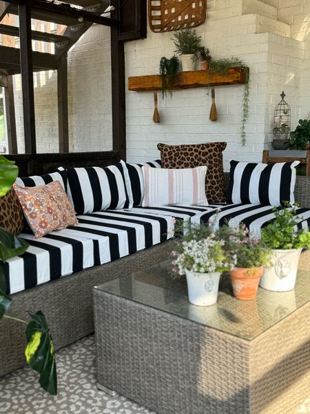 Outdoor living, patio inspo and decor, outdoor furniture and sectional, outdoor pillows and cushions, outdoor rug, porch decor, outdoor inspo

#LTKSeasonal #LTKsalealert #LTKhome