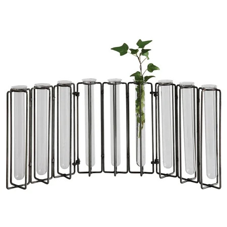 3R Studios 9 Glass Vial Vases with Metal Stand | Walmart (US)