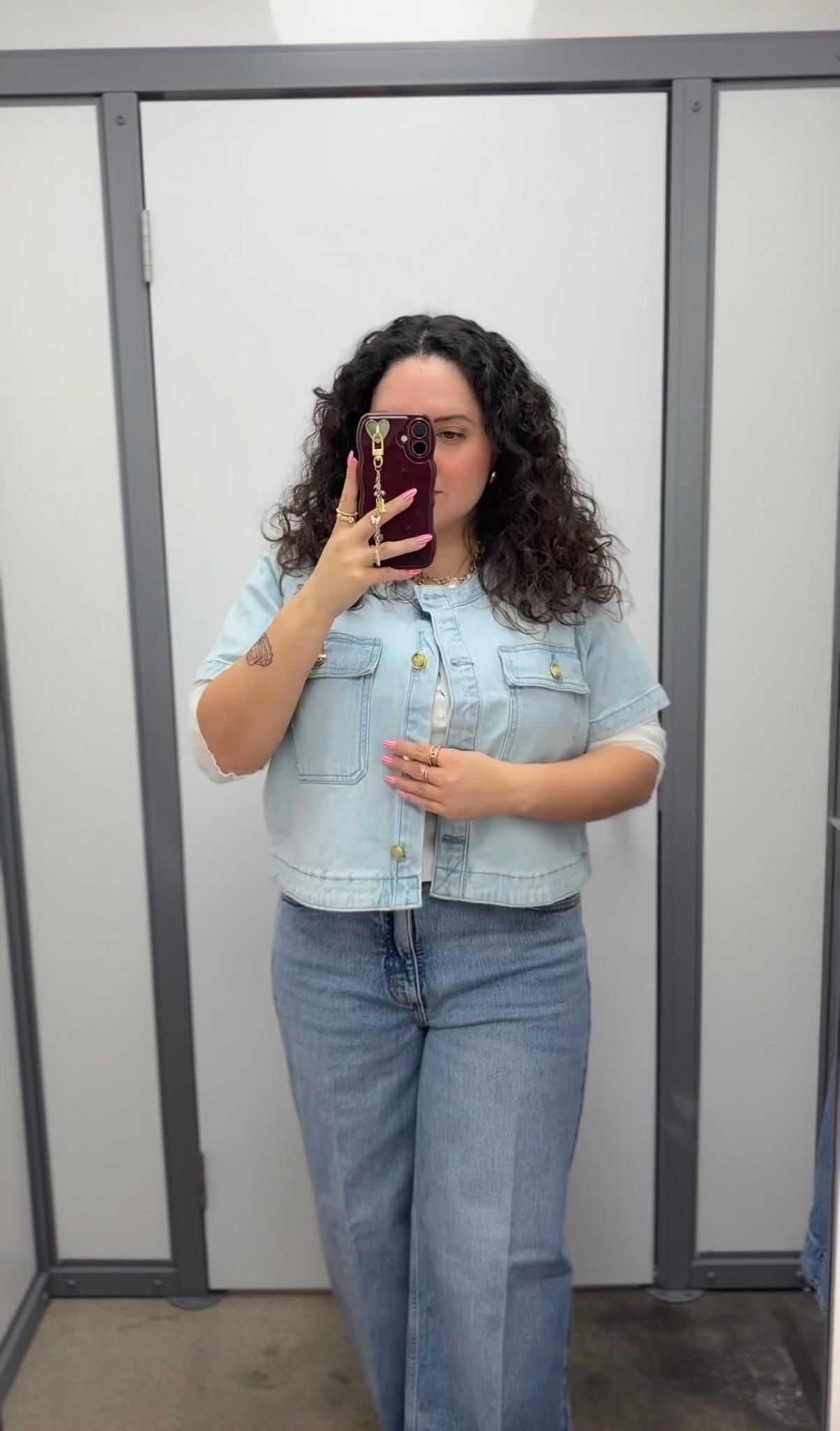 Cropped denim jacket from Walmart perfect spring staple 💐


#midsizefashion #springoutfit #womensjacket

#LTKMidsize #LTKootd #LTKgrwm