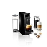 Nespresso Vertuo Plus Coffee and Espresso Machine by De'Longhi with Aeroccino, Ink Black | Amazon (US)