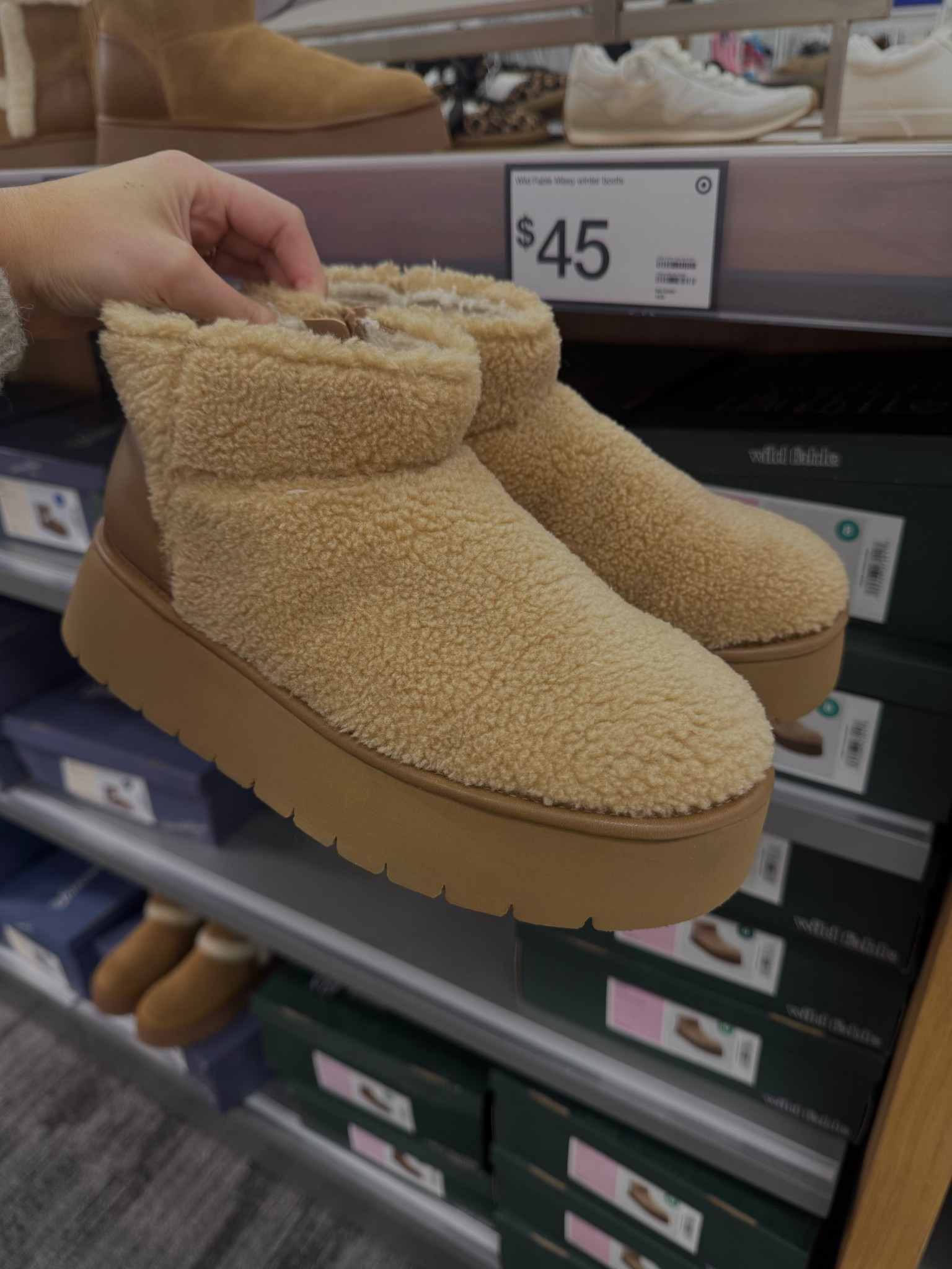 new at target 👀🎯
run, don’t walk — these $45 sherpa boots are giving major ugg vibes for half the price! they’re super soft, cozy, and the perfect winter neutral. 🤎

target finds, target fall fashion, ugg dupes, ugg lookalikes, sherpa boots, cozy winter style, affordable fall shoes, target new arrivals, platform boots, fall outfit inspo, comfy shoes for fall


#LTKShoeCrush #LTKFindsUnder100 #LTKGiftGuide
