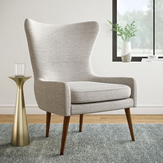 Erik Upholstered Wing Chair | West Elm (US)
