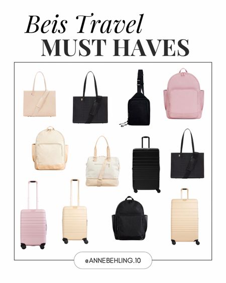 Travel must haves from Beis, travel bags, travel essentials, carry on bags from Beis. 

#LTKstyletip #LTKtravel