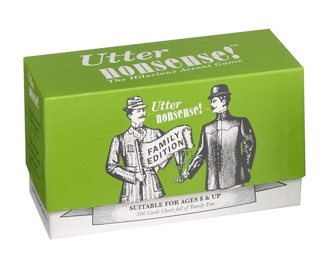 Utter Nonsense Family Edition - The Game of Funny Voices and Accents! | Amazon (US)