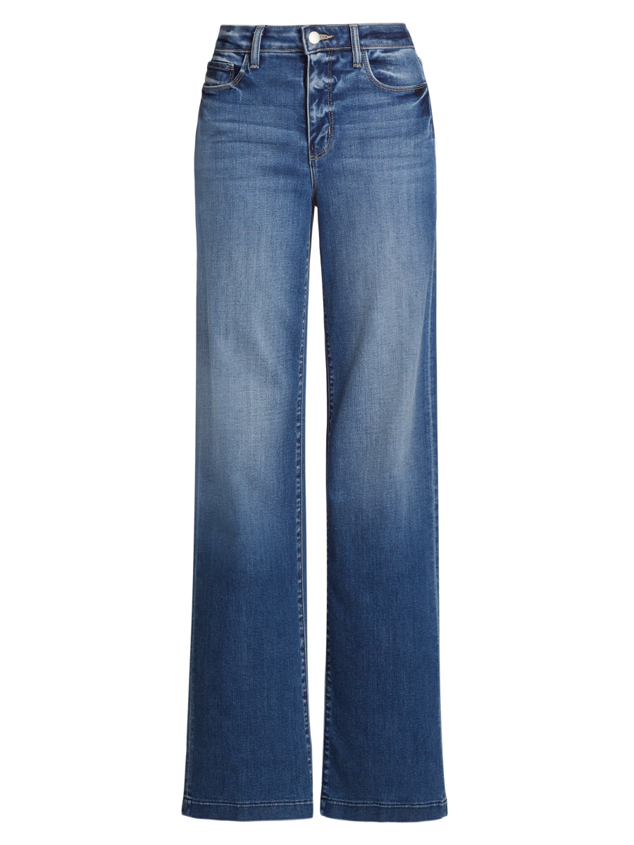Clayton High-Rise Wide-Leg Jeans | Saks Fifth Avenue