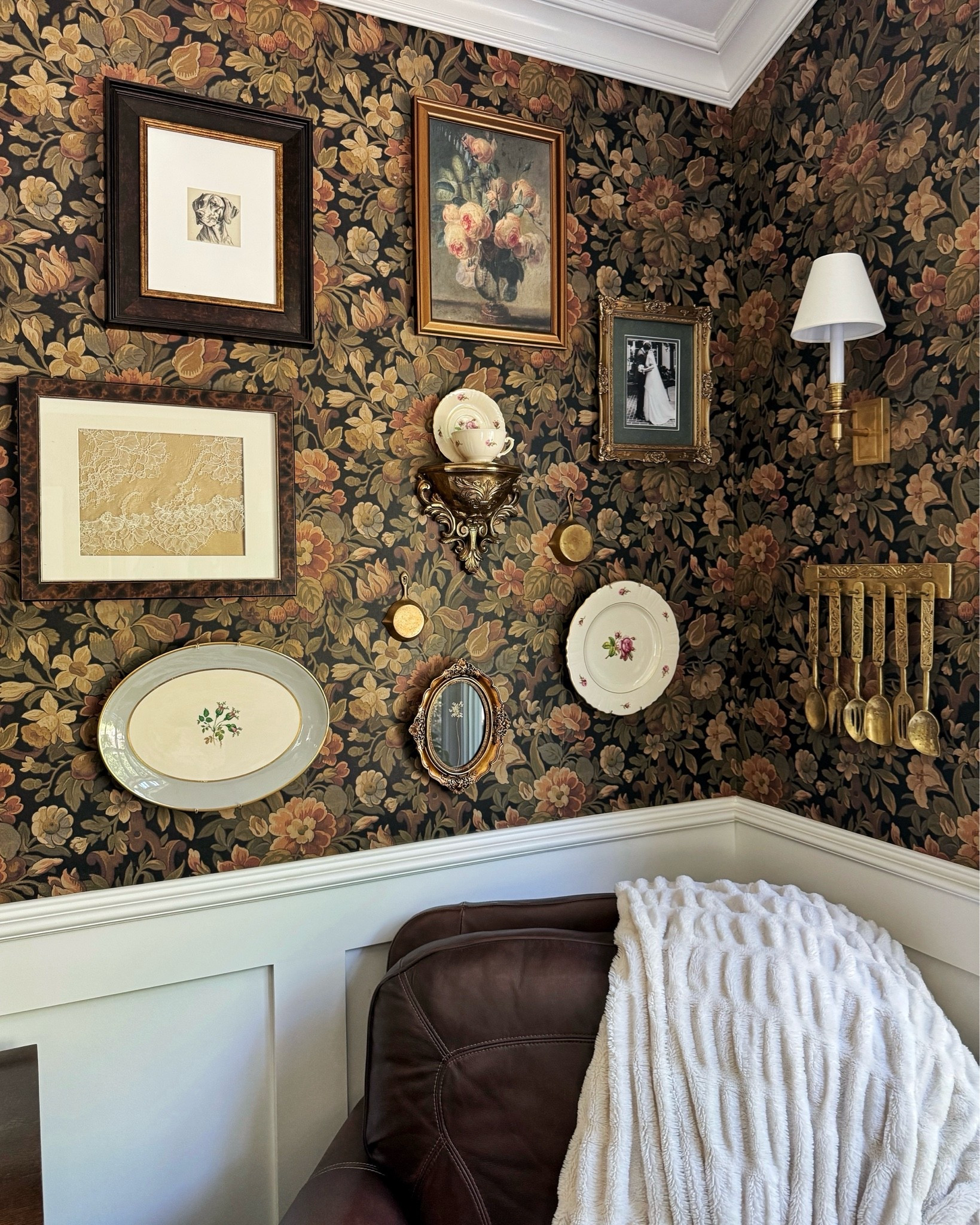 Dining room corner with some family China and other fun vintage things

#LTKHome