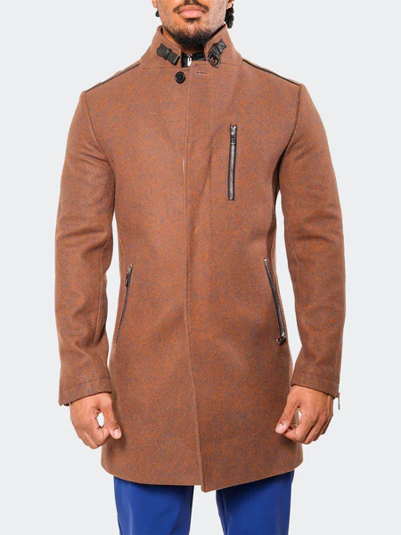 Peacoat CaptainTerracotta Orange | Maceoo Global