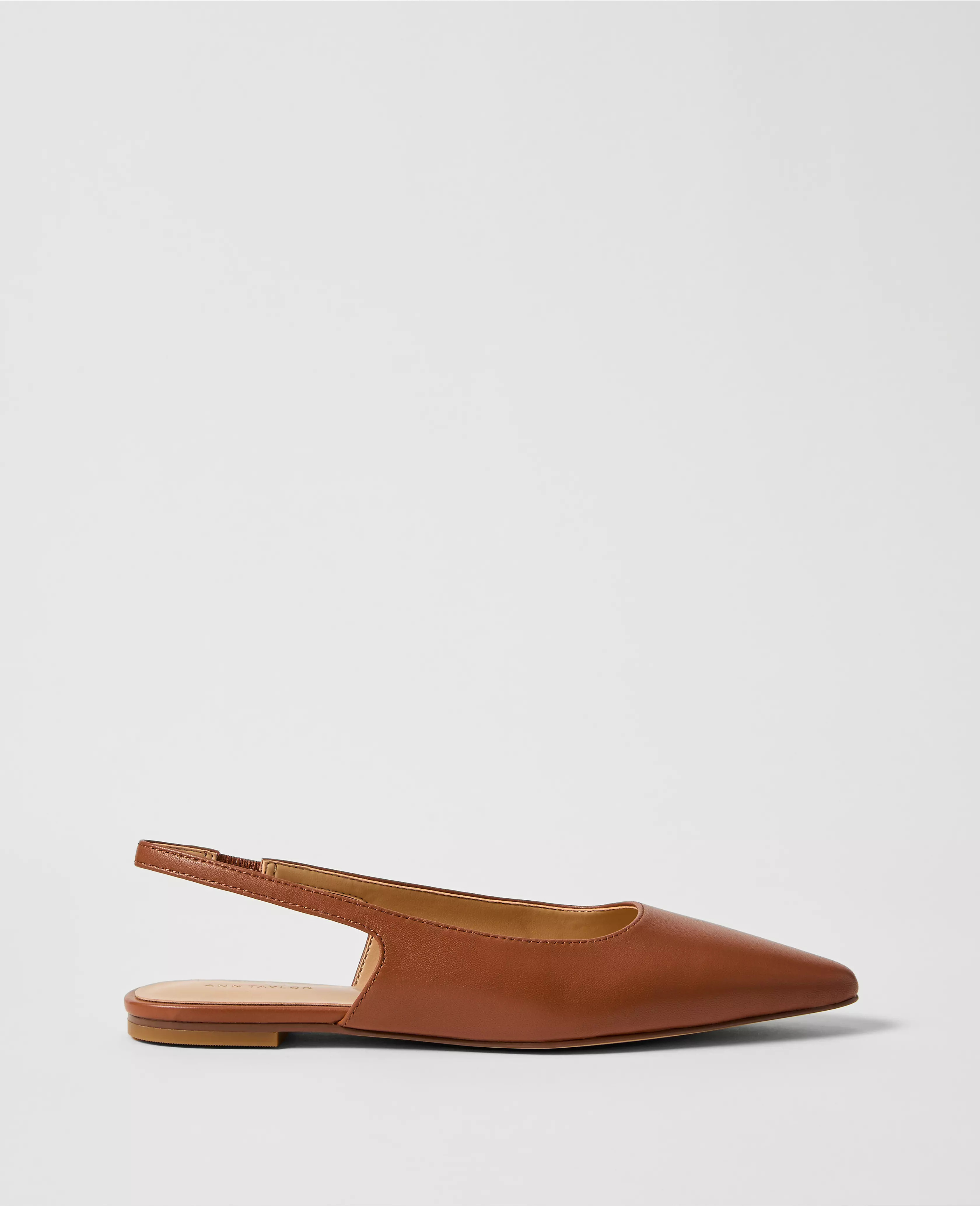 Leather Slingback Flat | Ann Taylor