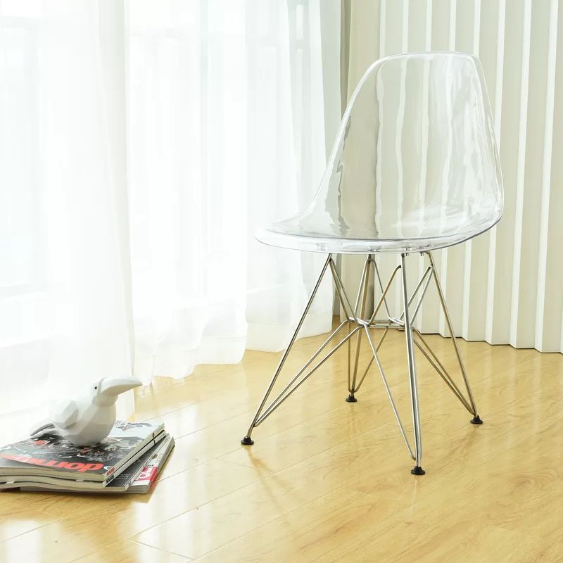Moller Dining Chair in Clear (Set of 2) | Wayfair Professional