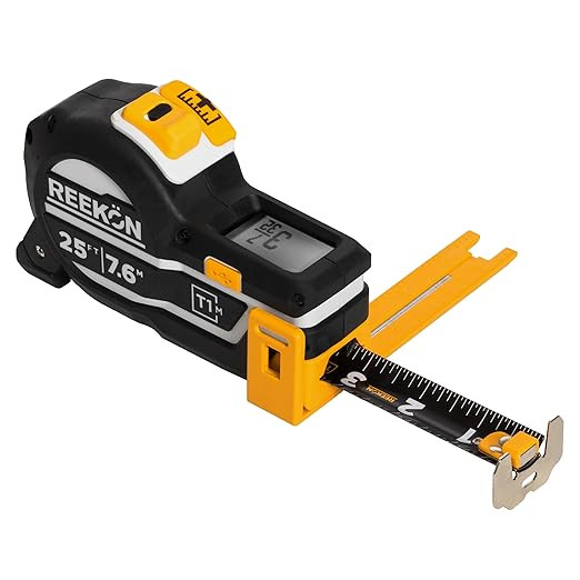 REEKON T1M Utility Digital Tape Measure 25ft (English) – Bluetooth Smart Measuring Tool, 1/32... | Amazon (US)