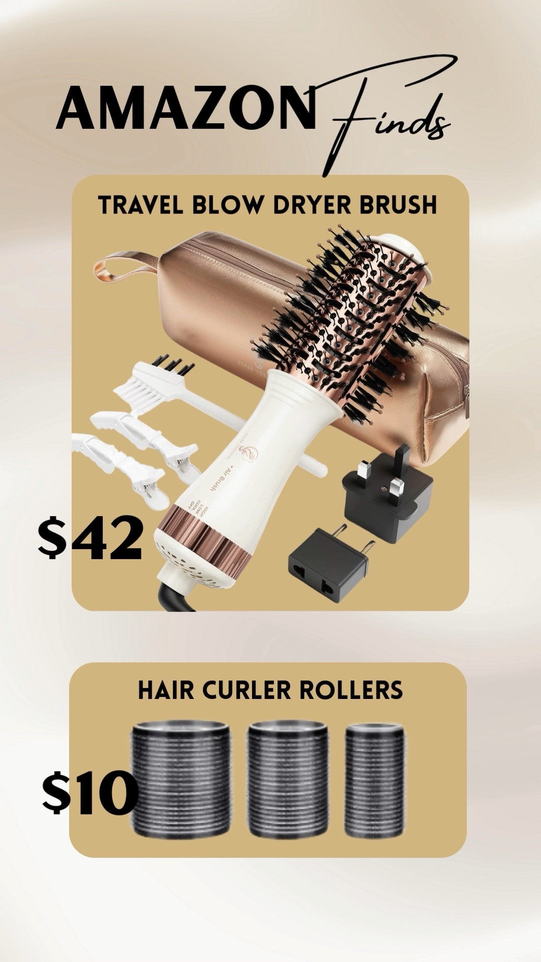 Give this travel brush a try  

#LTKOver40 #LTKmomlife #LTKValentine