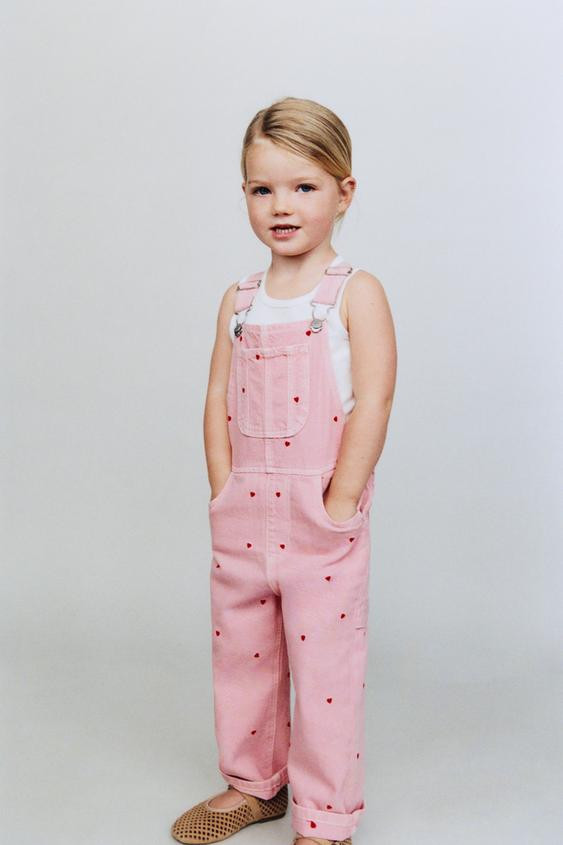 HEART TWILL OVERALLS | Zara US