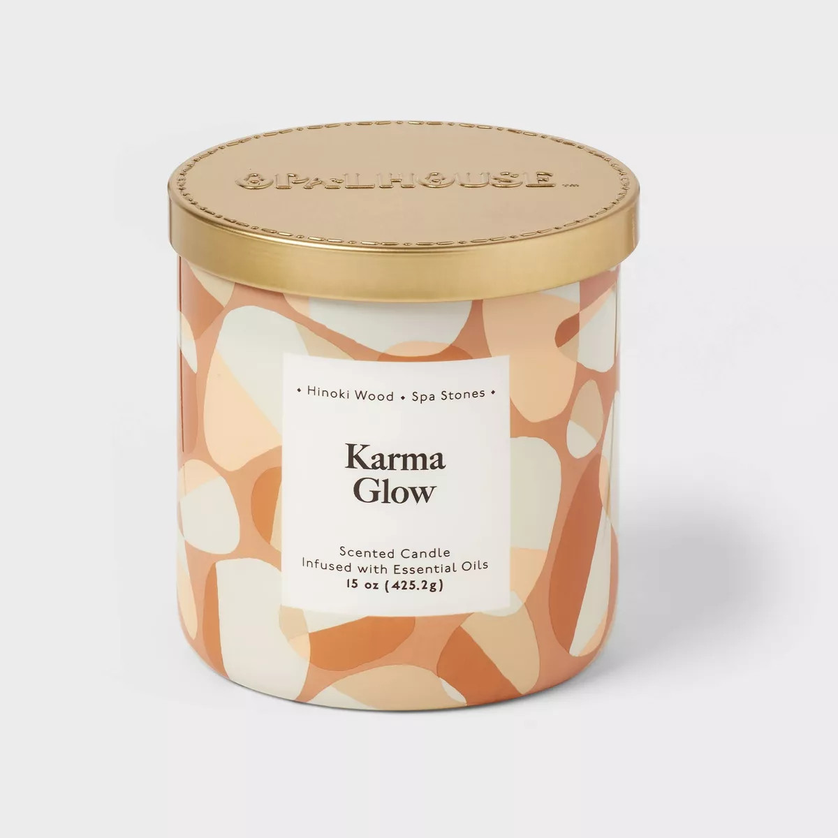 2-Wick 15oz Glass Jar Candle with Patterned Sleeve Karma Glow - Opalhouse™ | Target