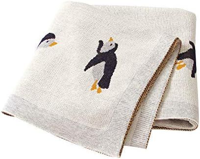 Amazon.com: mimixiong 100% Cotton Knitted Baby Blanket Toddler Swaddling Blanket for Newborn Baby... | Amazon (US)