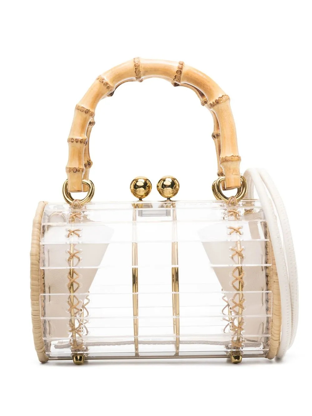 Alix transparent bamboo tote bag | Farfetch Global