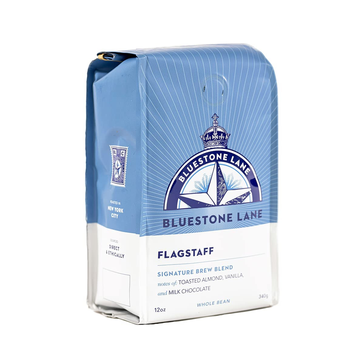 Bluestone Lane Coffee Beans, Flagstaff Signature, Medium Roast, Whole Bean, 12 Ounce Bag | Amazon (US)