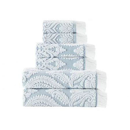 Enchante Home - Laina Towel Set - 6 Piece Set long staple Turkish towel - Quick Dry Soft Absorbent | Walmart (US)