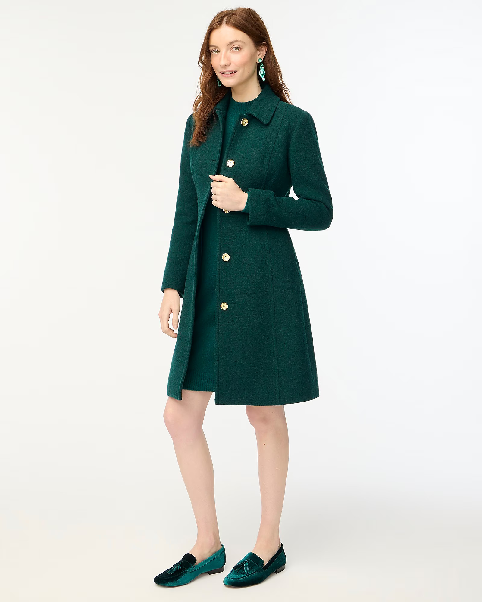 Wool-blend lady day coat | J.Crew Factory