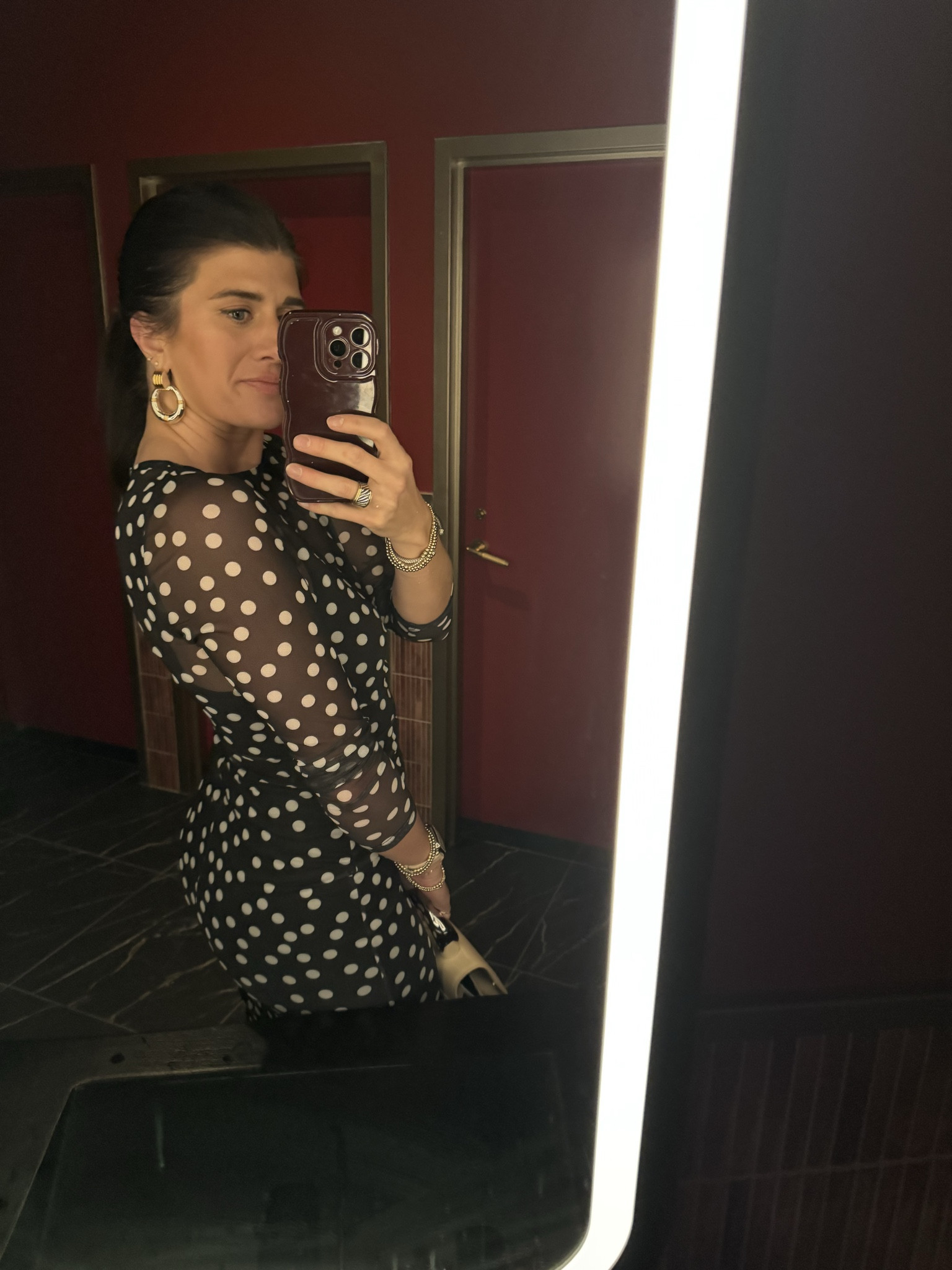 Polka dots are my identity now 👗 

Polka dot dress, girls night, date night outfit, black and white, midi dress, mesh dress 

#LTKWorkwear #LTKSeasonal #LTKootd