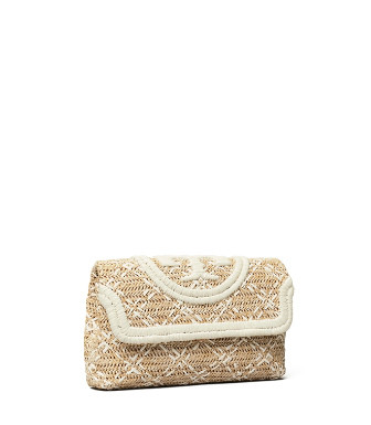 Tory Burch Fleming Soft Straw Clutch | Tory Burch (US)