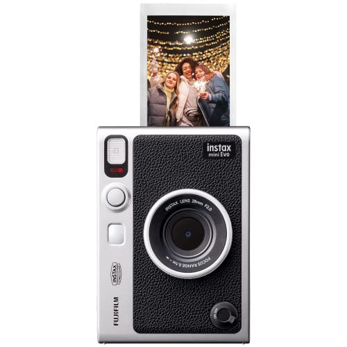 Fujifilm Instax Mini EVO Instant Camera, Compact and Portable Design, Polaroid Cameras for Photography, Built-in Selfie Mirror, Easy to Use Camera for Professional or Beginner (Renewed) | Amazon (US)