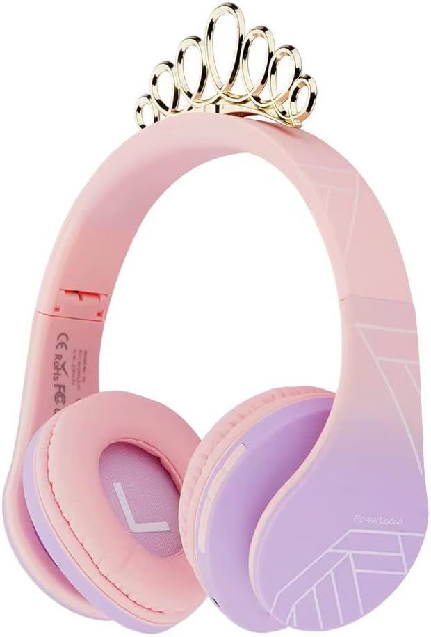 PowerLocus Kids Headphones Over-Ear, Bluetooth Wireless Headphones for Kids,with Microphone, Safe... | Amazon (US)