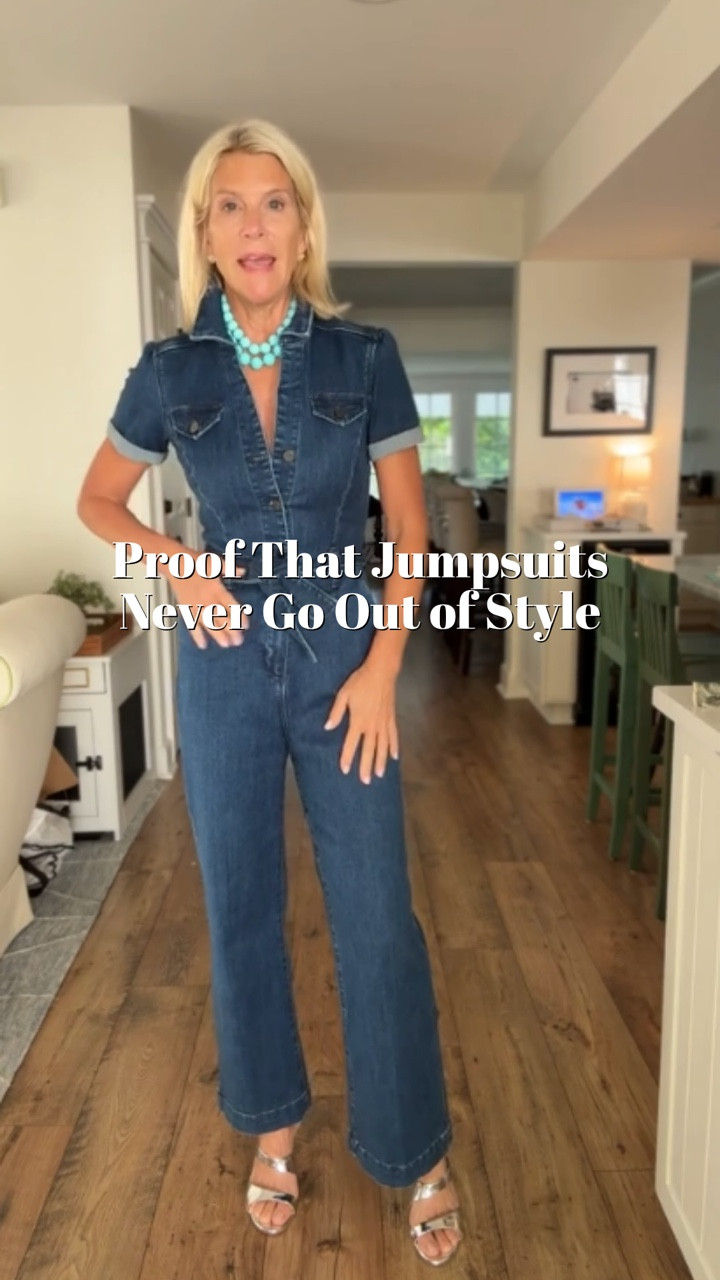 Who needs the best denim jumpsuit EVER? 🙋‍♀️
I got this one SEVERAL years ago and I still wear it like crazy. It's morphed a little bit over the years, but I managed to find this EXACT one recently just for YOU ☺️

When I tell you I got SOOOOO many compliments at LTKCON, I'm just not kidding. It is flattering because of the cut and the stretch....and the color - it's so classic!

Anyhoo, if you're in the market for a denim jumpsuit, this is IT.

Fyi im wearing a size 2
xoxo