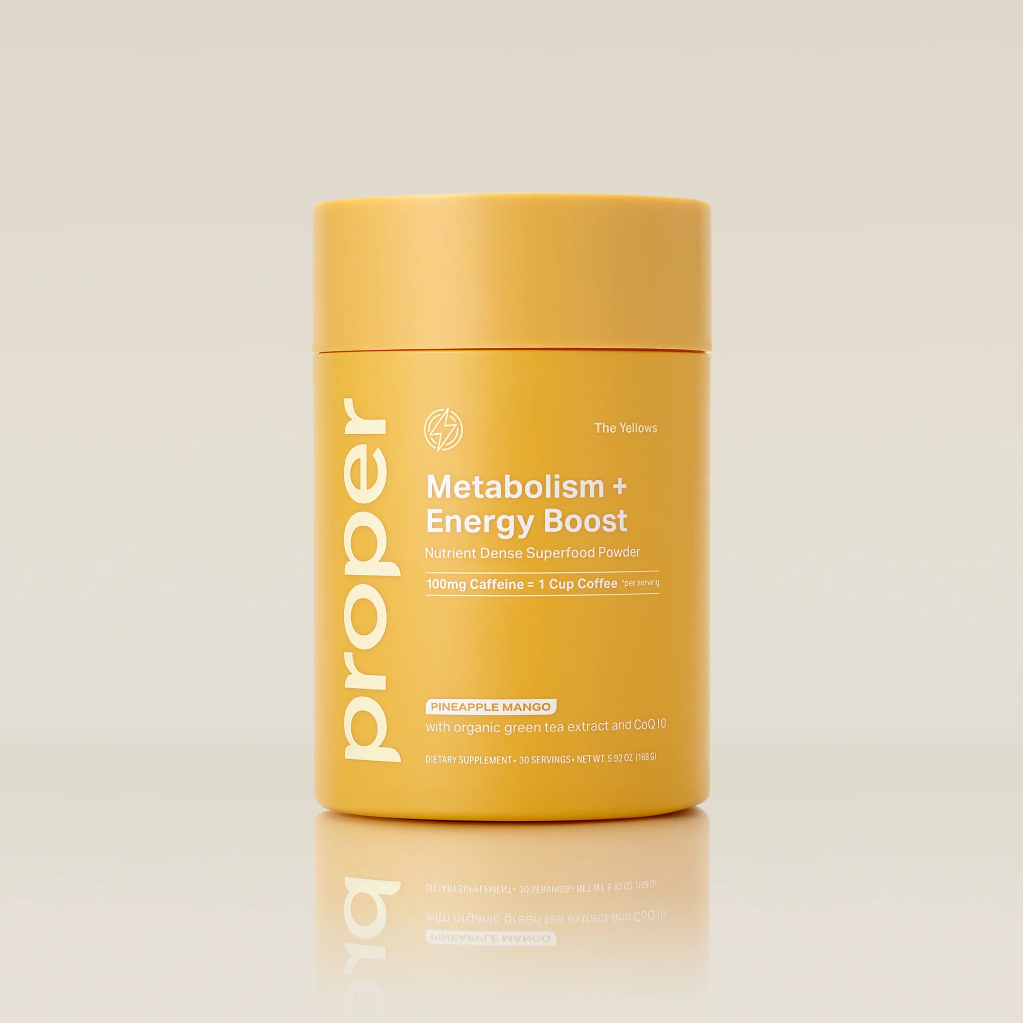 Metabolism & Energy Boost Superfood Powder - Pineapple Mango | Proper Health