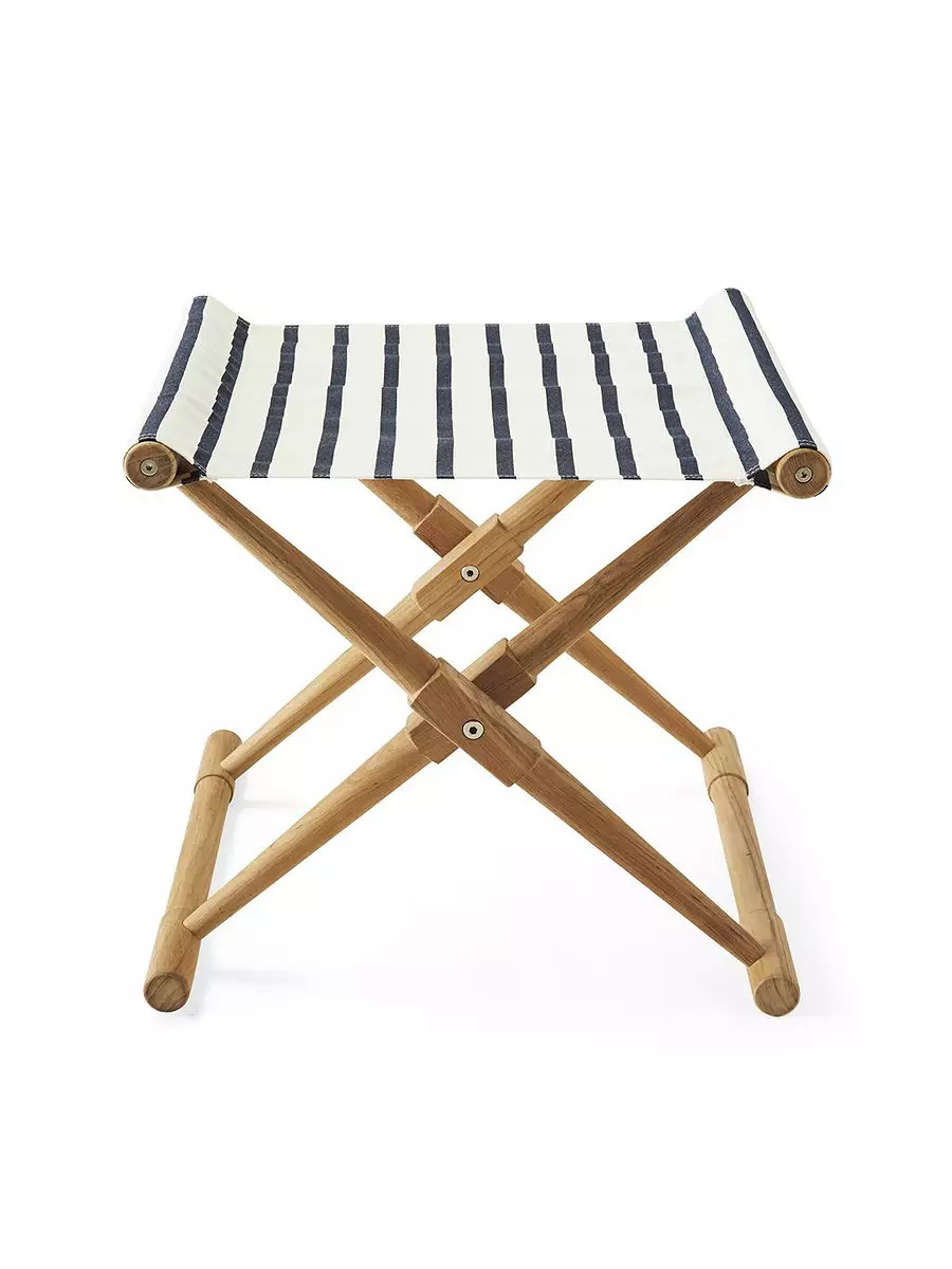 Teak Camp Stool | Serena and Lily