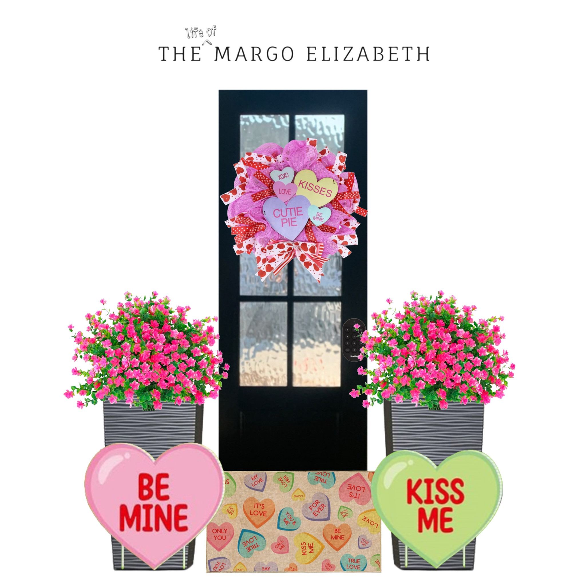 Conversation Heart Cuteness 💕 

Linking some brightly colored and festive outdoor-rated decor to really get you in the Valentine’s Day party mood! 

The conversation hearts on the outdoor planters come in a multi pack with steaks you can scatter throughout your yard instead.

This rug is washable and great for indoor or outdoor use. 

These blooms are UV proof and perfect to battle against fading vs. that strong Texas sun! 

Lastly this wreath piece is perfect on its own but I love it nestled into a larger wreath for an even bigger statement! 



#LTKHome #LTKParties #LTKSeasonal