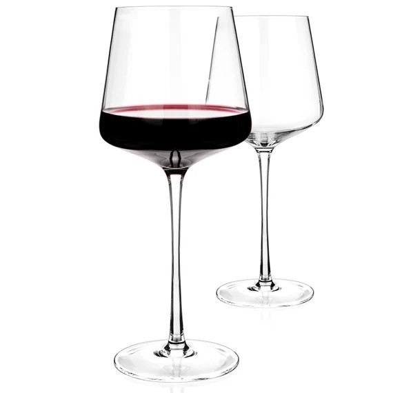 Crystal Wine Glasses Set  Red or White Wine Large Tall | Etsy | Etsy (US)