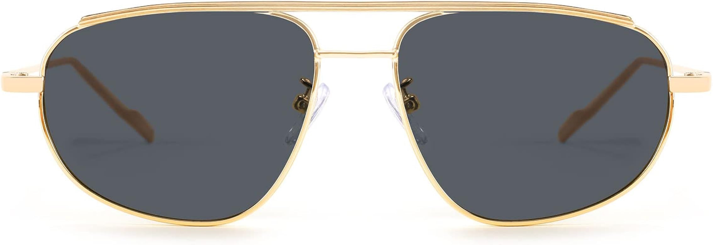 FEISEDY Small Retro Aviator Sunglasses Women Men Vintage Trendy Metal Frame Sun Glasses B2906 | Amazon (US)