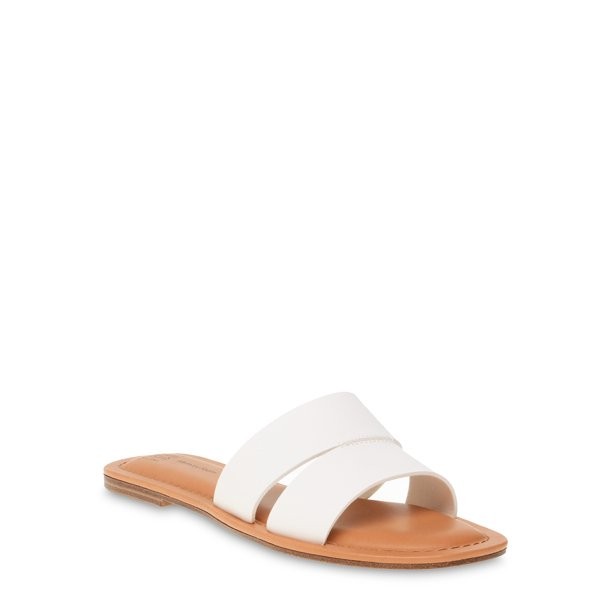 Time and Tru H Band Slide Sandal (Women's) | Walmart (US)