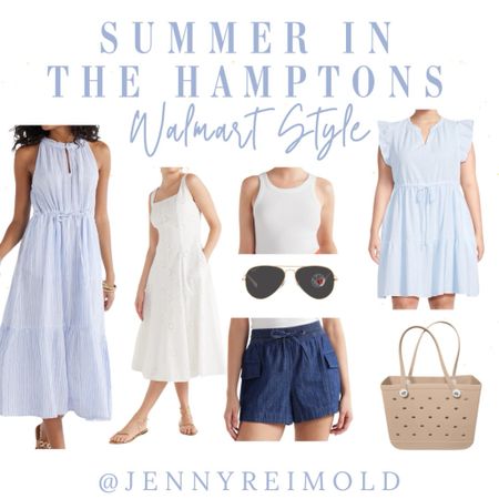 Spend a summer in The Hamptons… or look like you could work these Hamptons inspired looks from Walmart!  

I’m wearing an XS in dresses and a small in the tank. 

#walmartpartner #ad @walmart @walmartfashion #walmart #walmartfinds #ad 

#LTKFindsUnder50 #LTKOver40 #LTKStyleTip