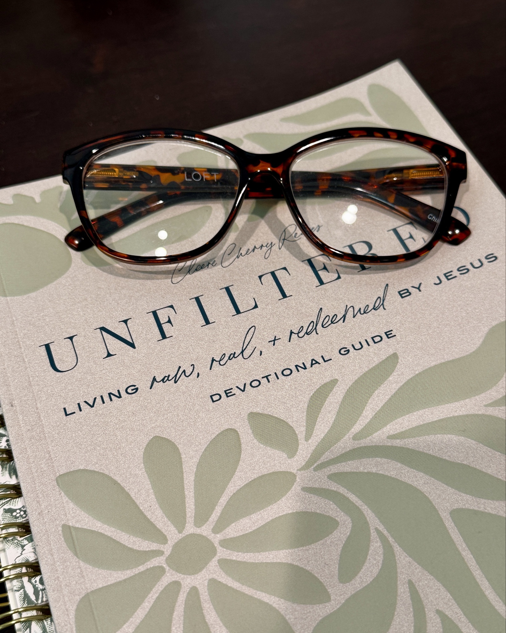 5 things getting me through the first full week of 2026. 

1. Started a new devotional with writing prompts by my favorite author and loving this daily practice. 

2. New reading glasses from Loft that are cute and necessary. 

3. My new red light facial tool 

4. My filtered shower head that was a gift for Christmas. 

5. My weighted vest helping me stay committed to moving daily. 

And a bonus with my favorite banana muffins prepped in advance. 

#LTKOver40 #LTKHome #LTKselfcare
