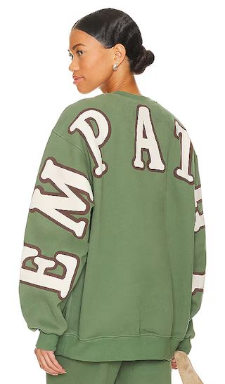 Empathy Crewneck in Army Green | Revolve Clothing (Global)