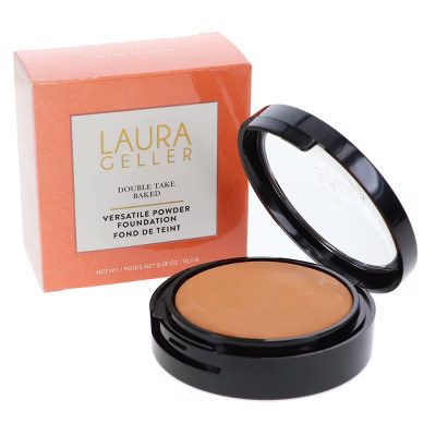Laura Geller Double Take Baked Versatile Powder Foundation Golden Medium 0.35 oz | Target
