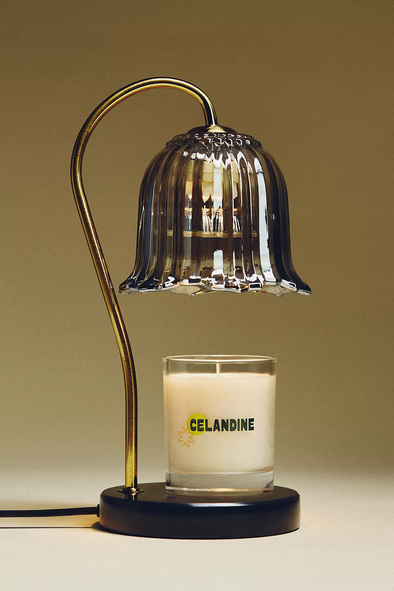 The Celandine Fruity Sun-Kissed Glass Candle | Anthropologie (US)