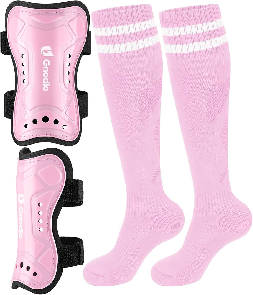 Kids Soccer Shin Guards and Socks Youth Soccer Shin Pads Protective Defender Gear for 3-12 Years ... | Amazon (US)