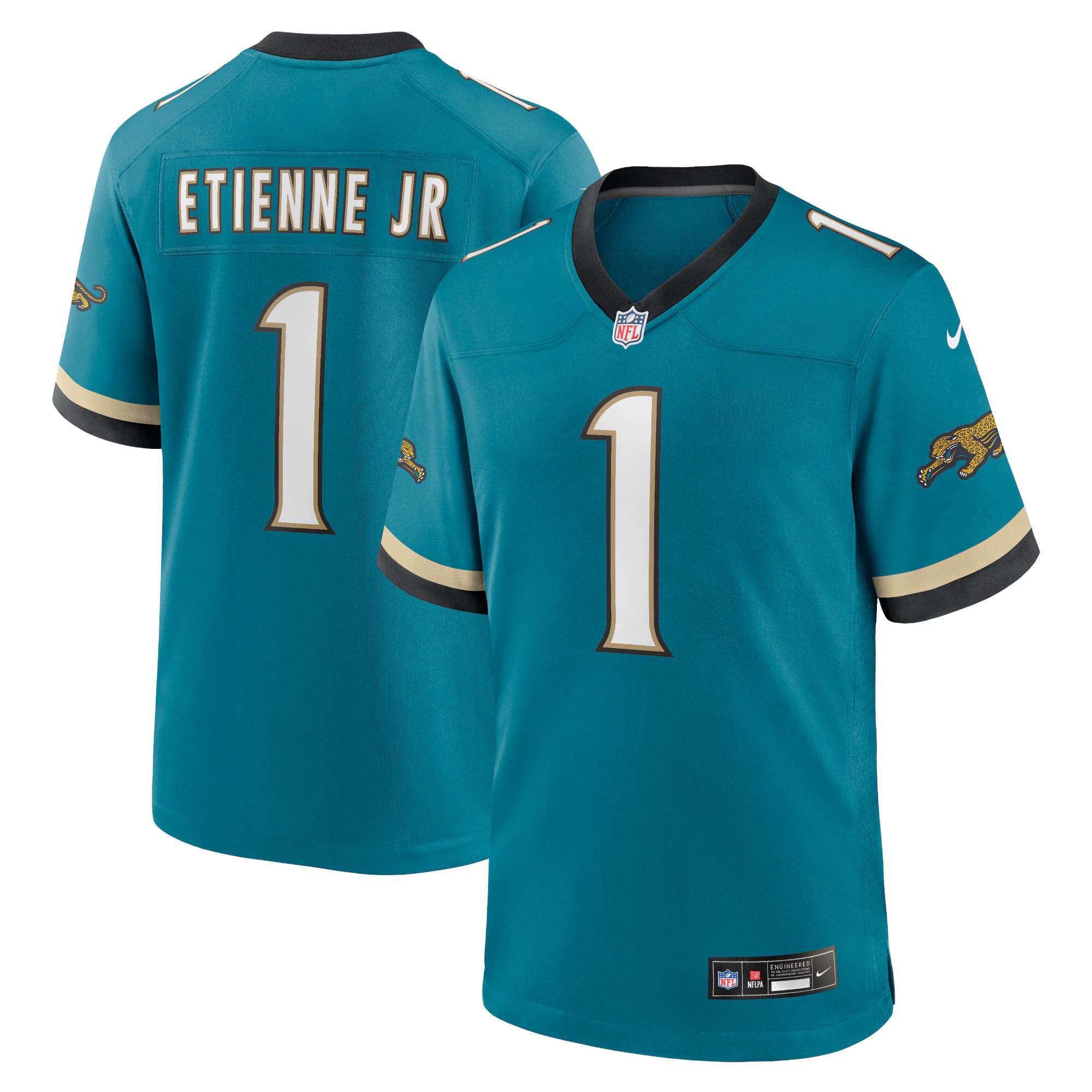 Travis Etienne Jr Jacksonville Jaguars Nike Prowler Throwback Player Game Jersey - Teal | Fanatics