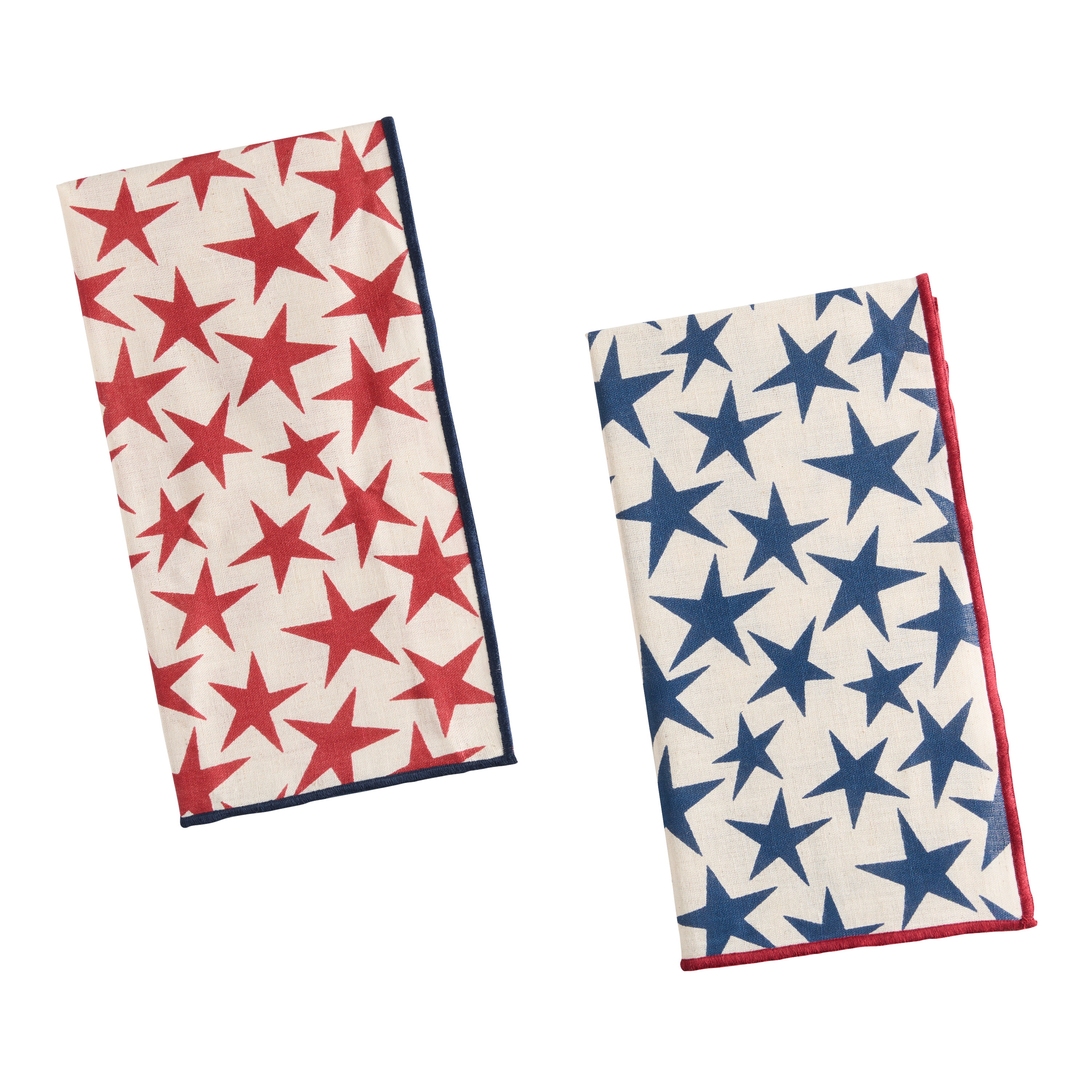 Red and Blue Star Napkin 4 Pack | World Market