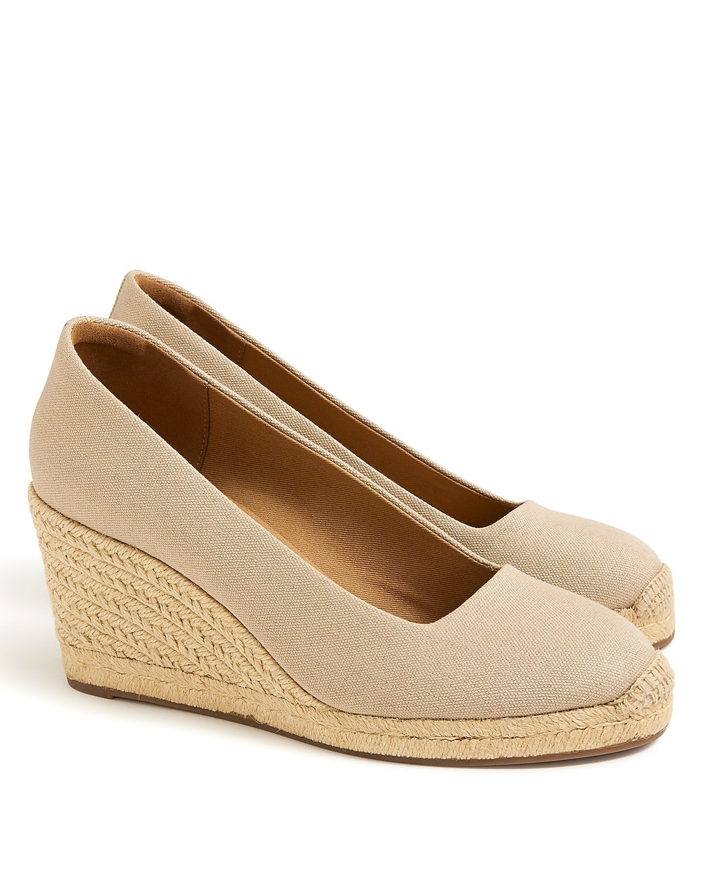 Canvas espadrille wedges | J.Crew Factory